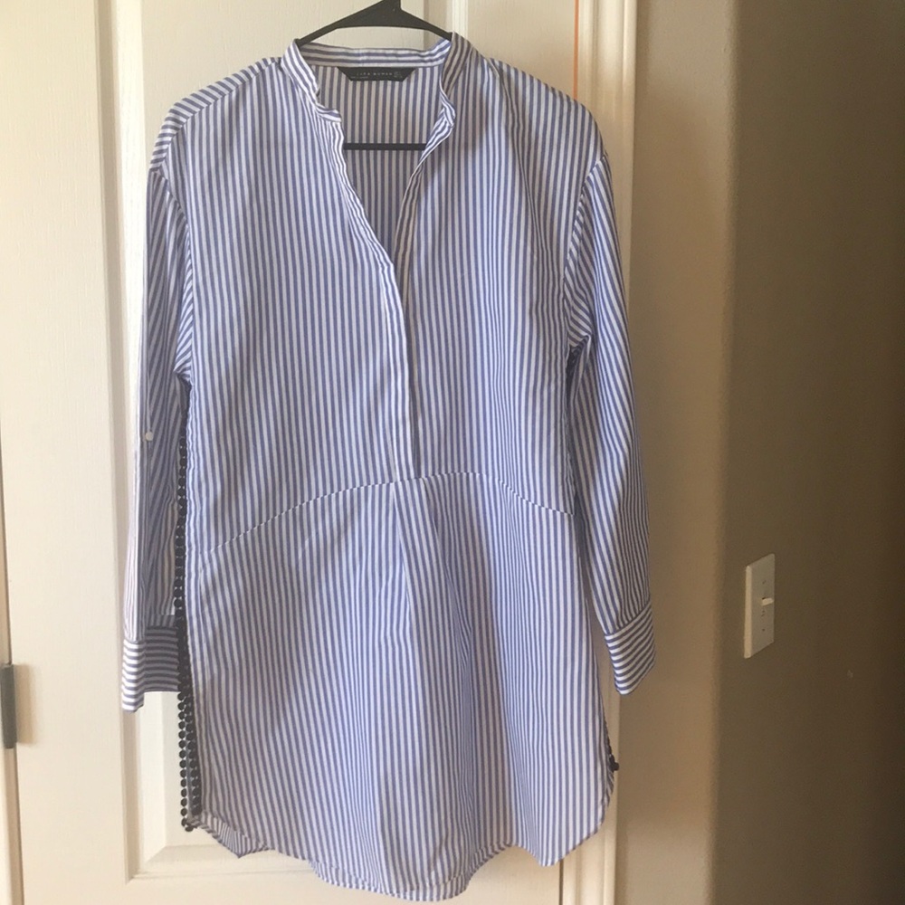 Zara Woman Tunic with Side Detail